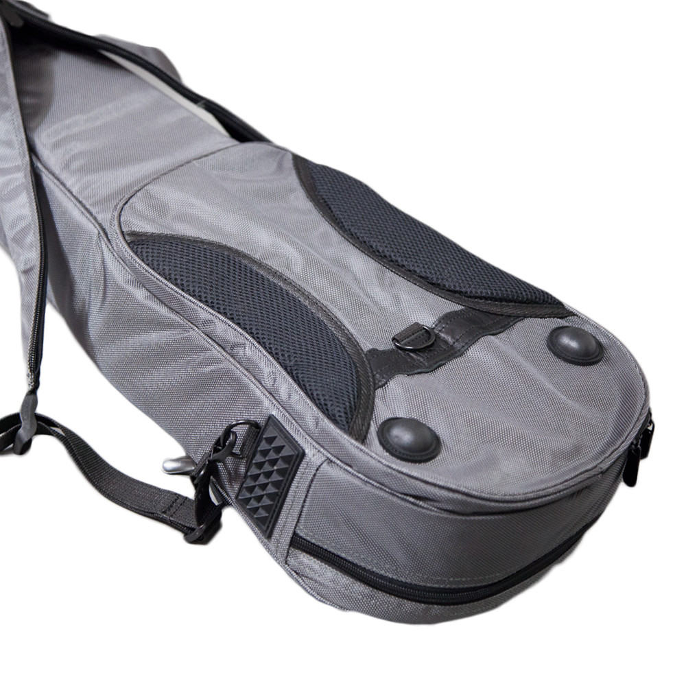 Paititi S&L Triangular Full Size Violin Soft Bag Backpack Style Grey Color