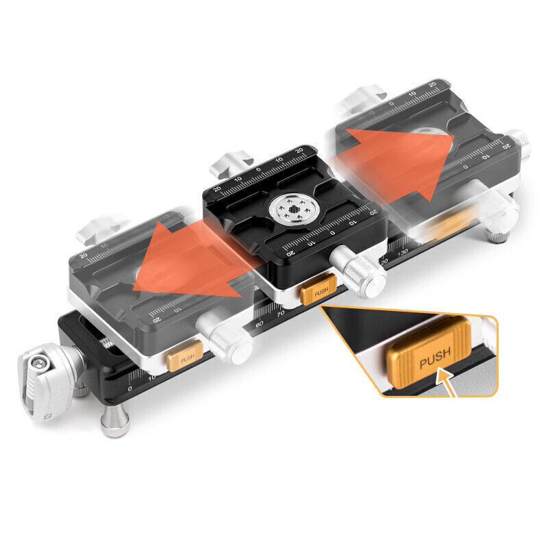 NiSi NM-200S Macro Focusing Rail Slider Precise Focus w/ Quick-Adjustment Button