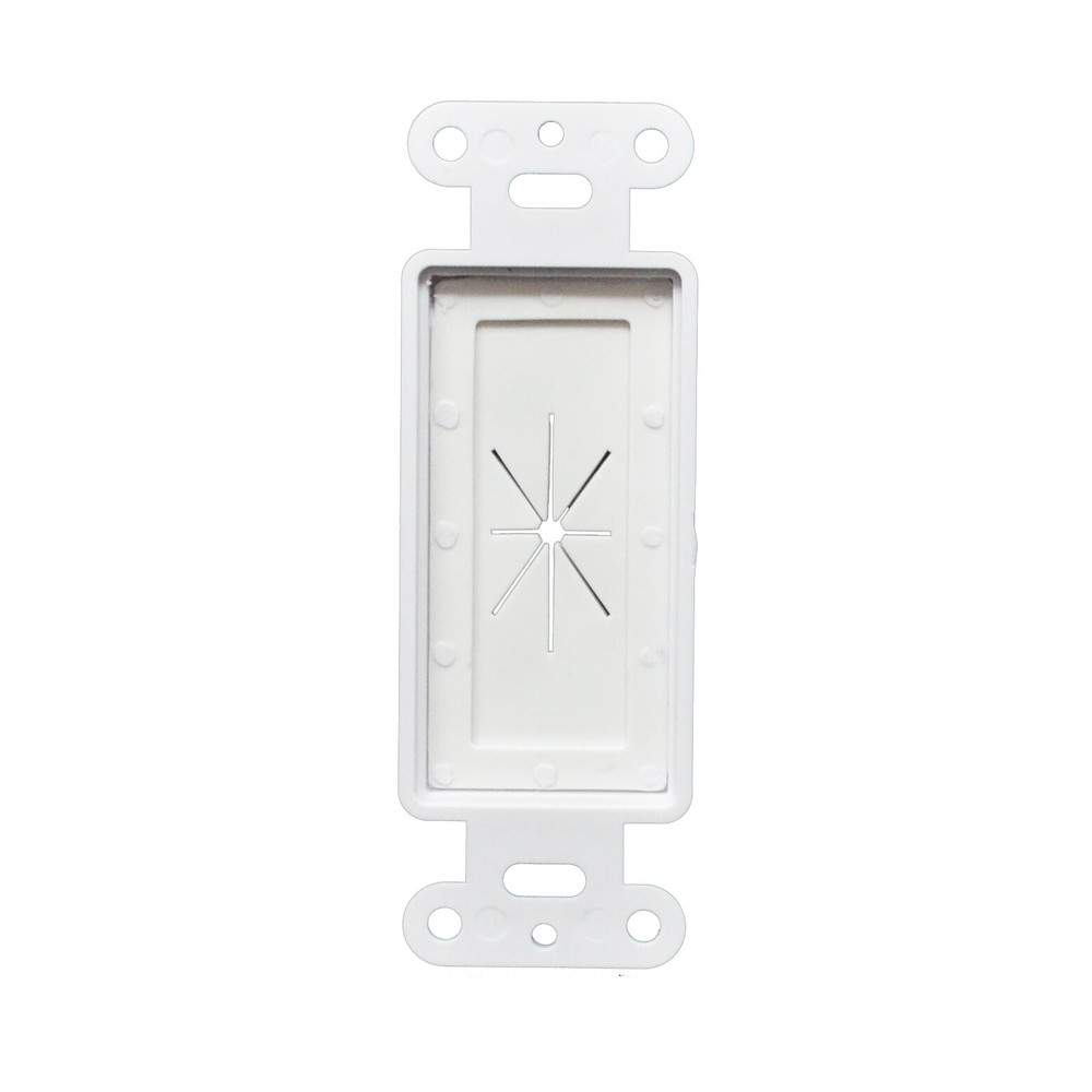25pcs Decorator Wall Plate Insert with Flexible Opening White