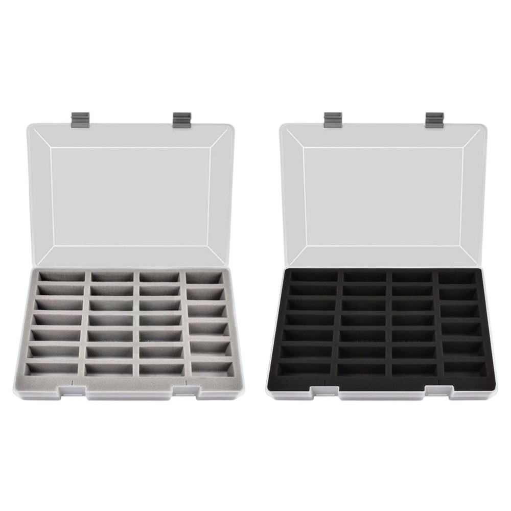 1/64 Scale Model Cars Storage Case with 27 Compartments