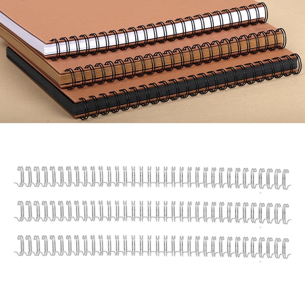 34 Loop Double Loop Wire Binding Spine For 100 Sheets A4 Reports