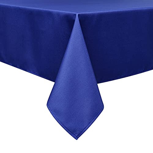 Rectangle Tablecloth Water Resistant 60" x 120" Rectangular Royal Blue