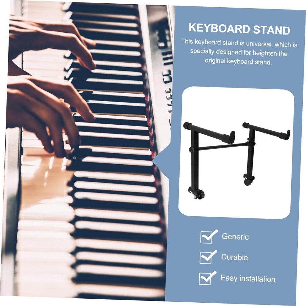 Keyboard Stand Adapter for 2 Tier Adjustable Second Add On Extension