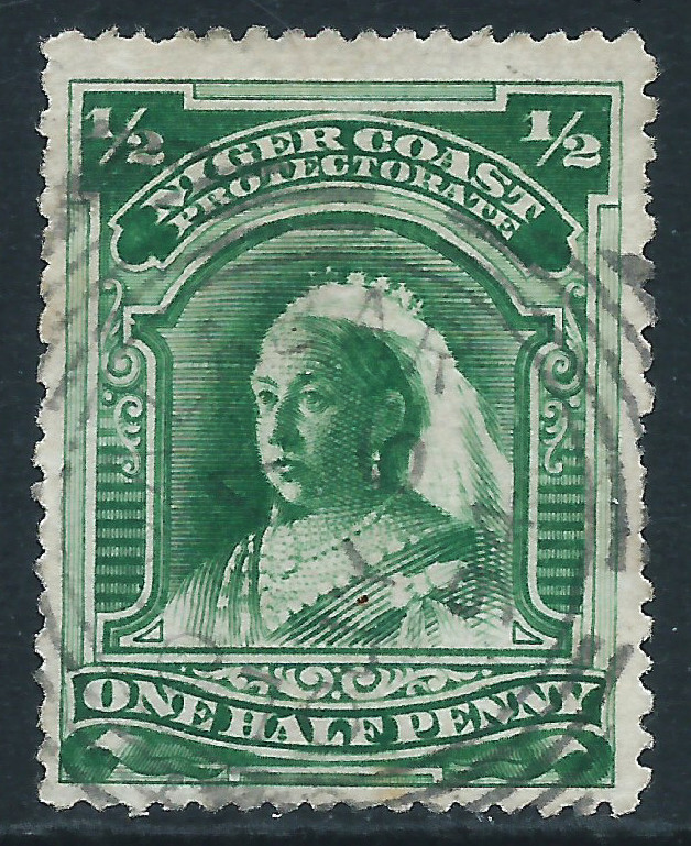 Niger Coast Protectorate, Sc #43, 1/2d Used