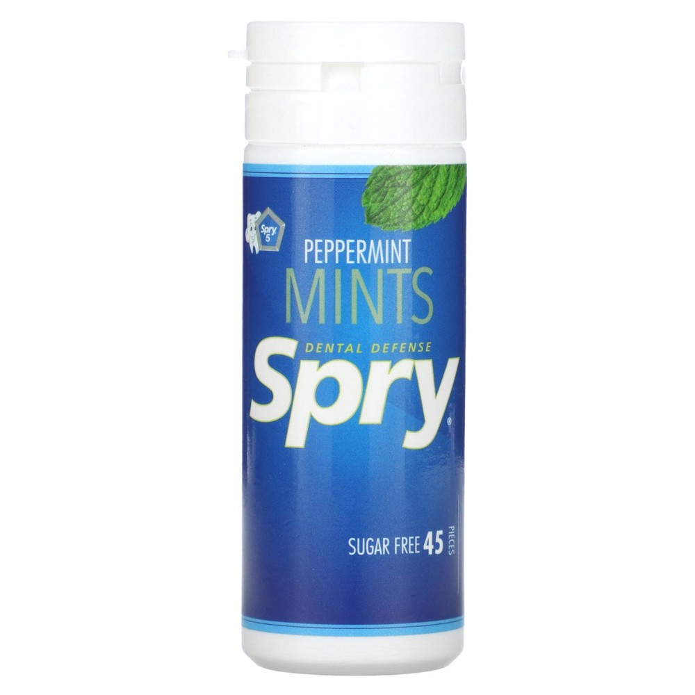 Dental Defense Spry Mints, Peppermint, 45 Pieces