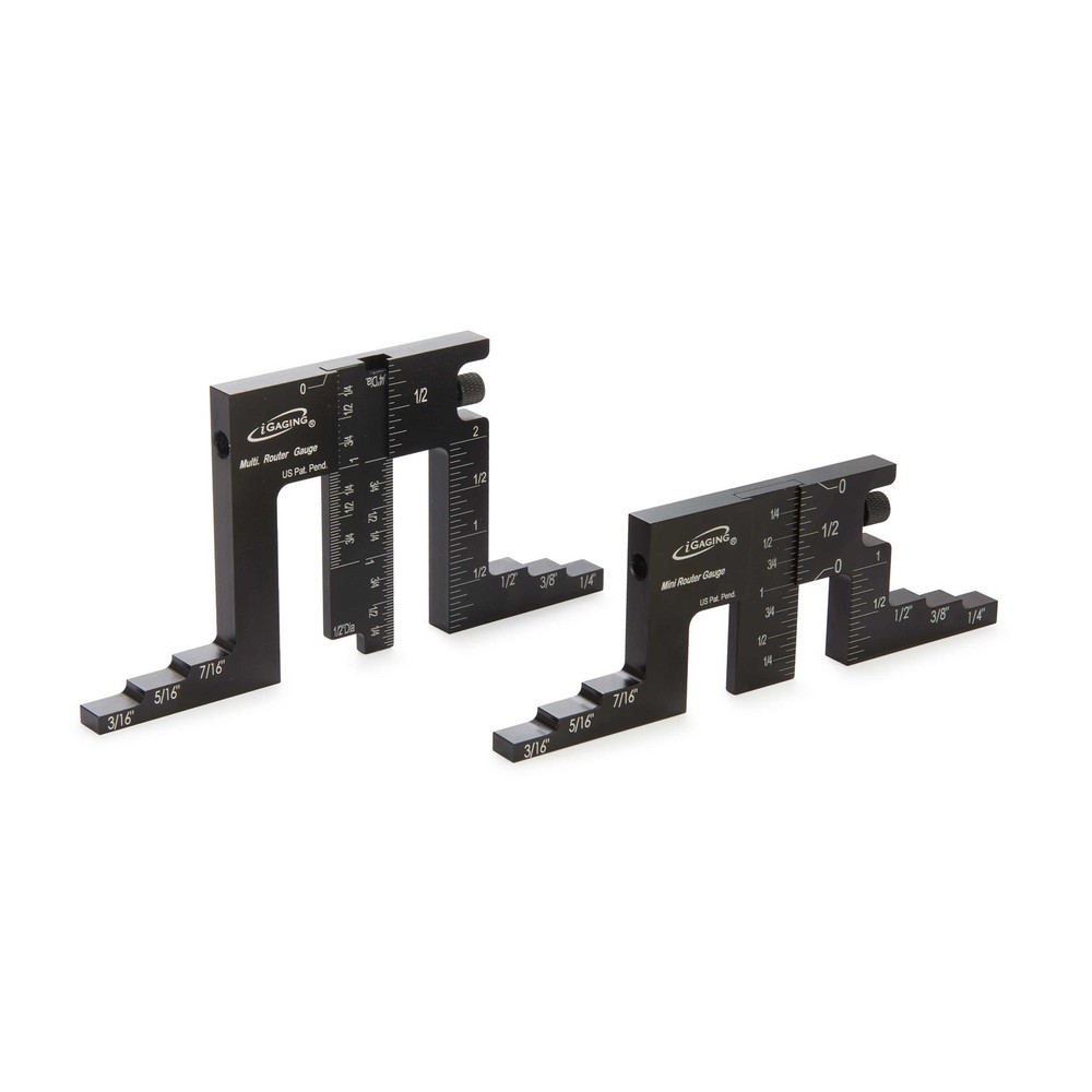 iGaging Adjustable Router Gauge Set