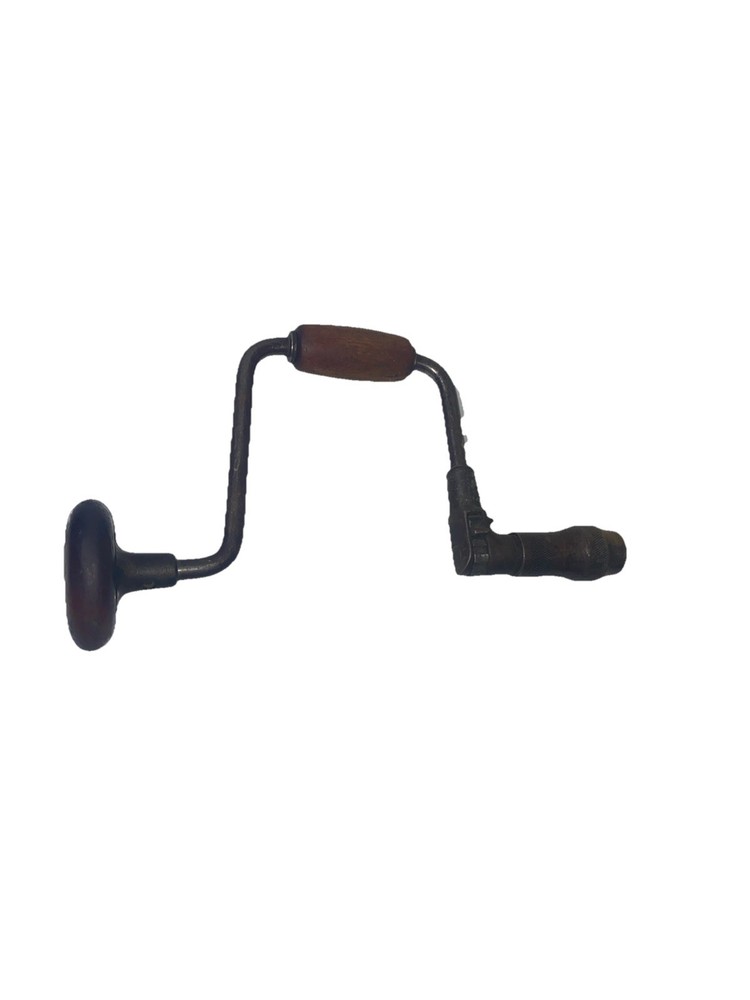 VTG - Wood Handled Drill Hand Brace -