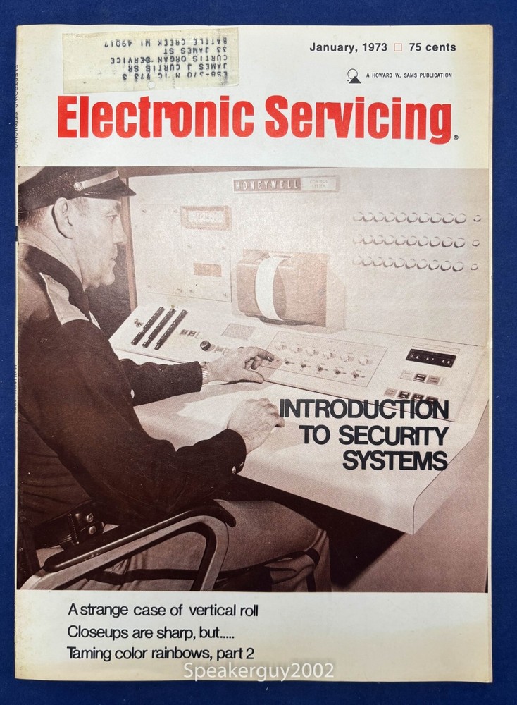 Sam's Publishing - Electronic Servicing Magazine / January 1973