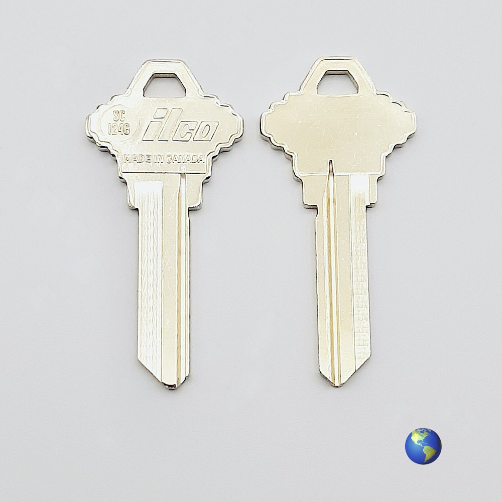 SC1246 Key Blanks for Schlage Locks (1 Key)