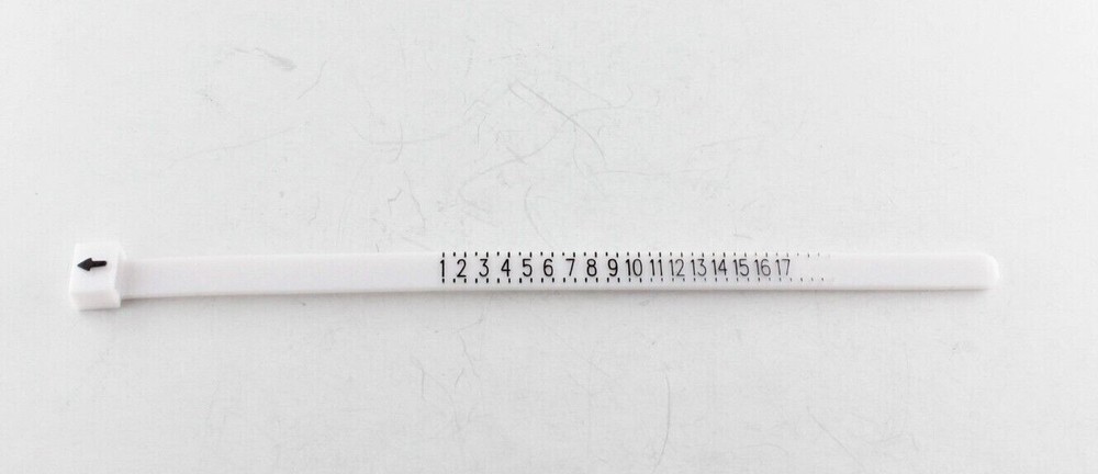 Plastic Reusable Finger Sizer