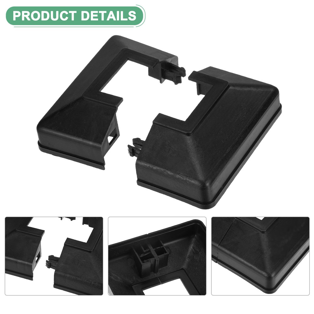 8-Pack Post Base Cover, Internal 1.18"x 1.18" Post Skirt Split Type for Railing