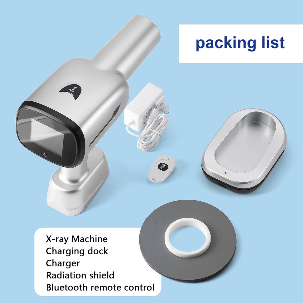 Mobile Dental X Unit System Ray Digital Machine High Frequency + Shield&Sensor
