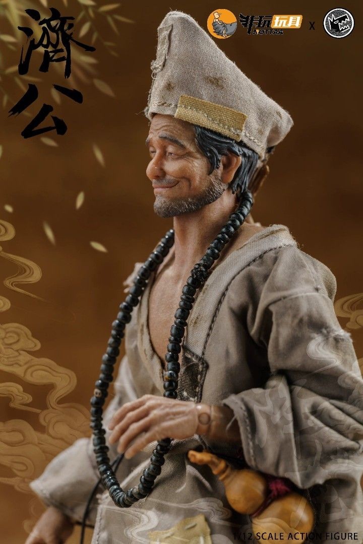 NT-JG: Nottaa Nota Studio Mad Monk (Ji Gong) 1/12 Scale Action Figure
