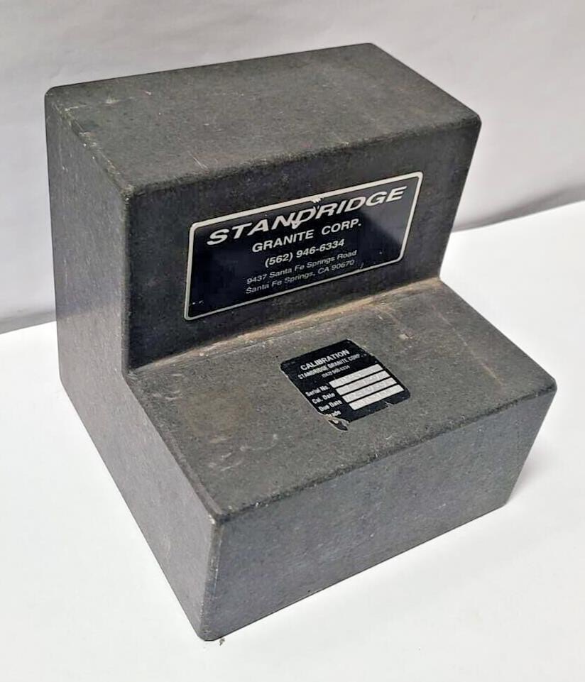 Standridge PRECISION Granite Step Inspection Plate