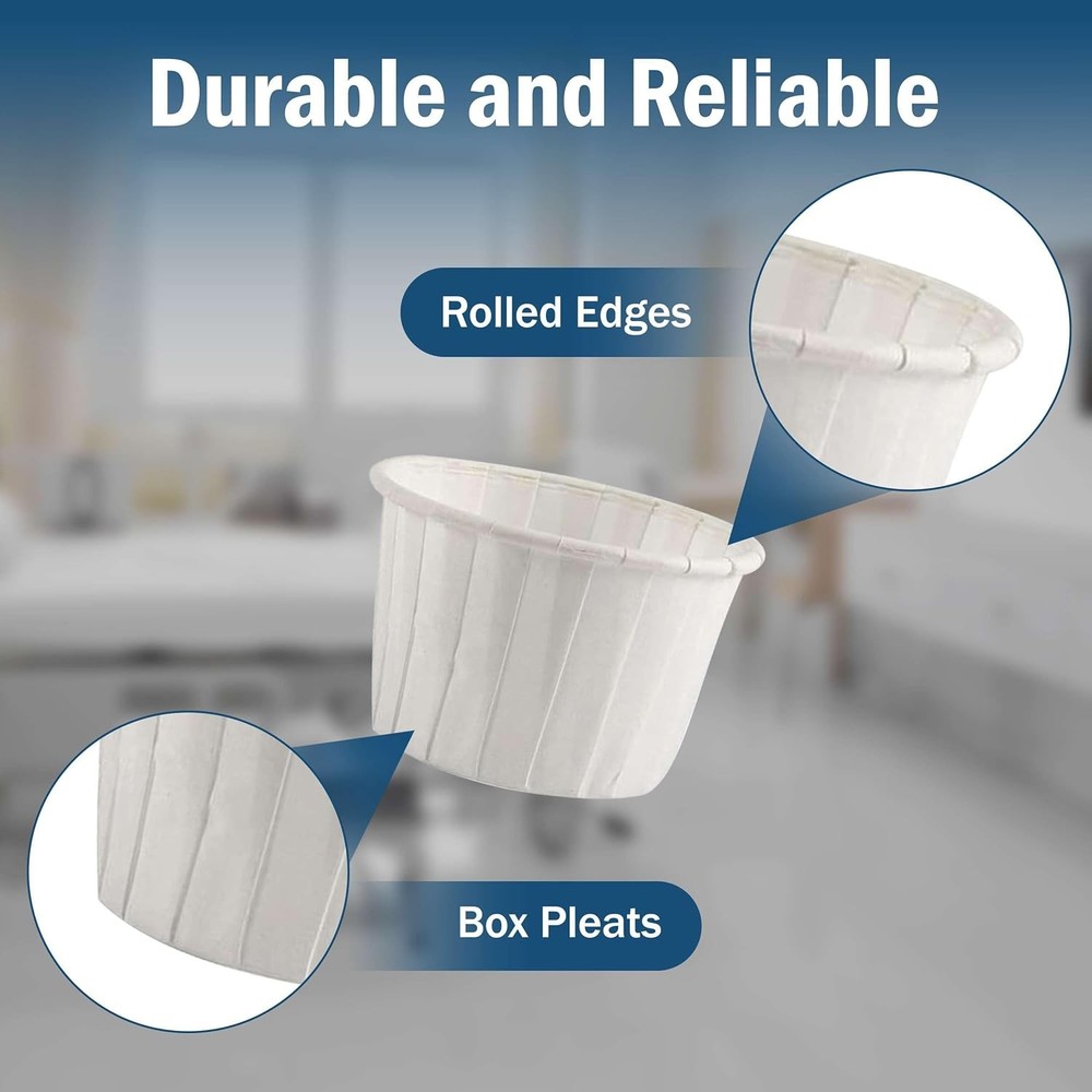 Medicine Portion Cups Disposable 0.75oz 250 Pack