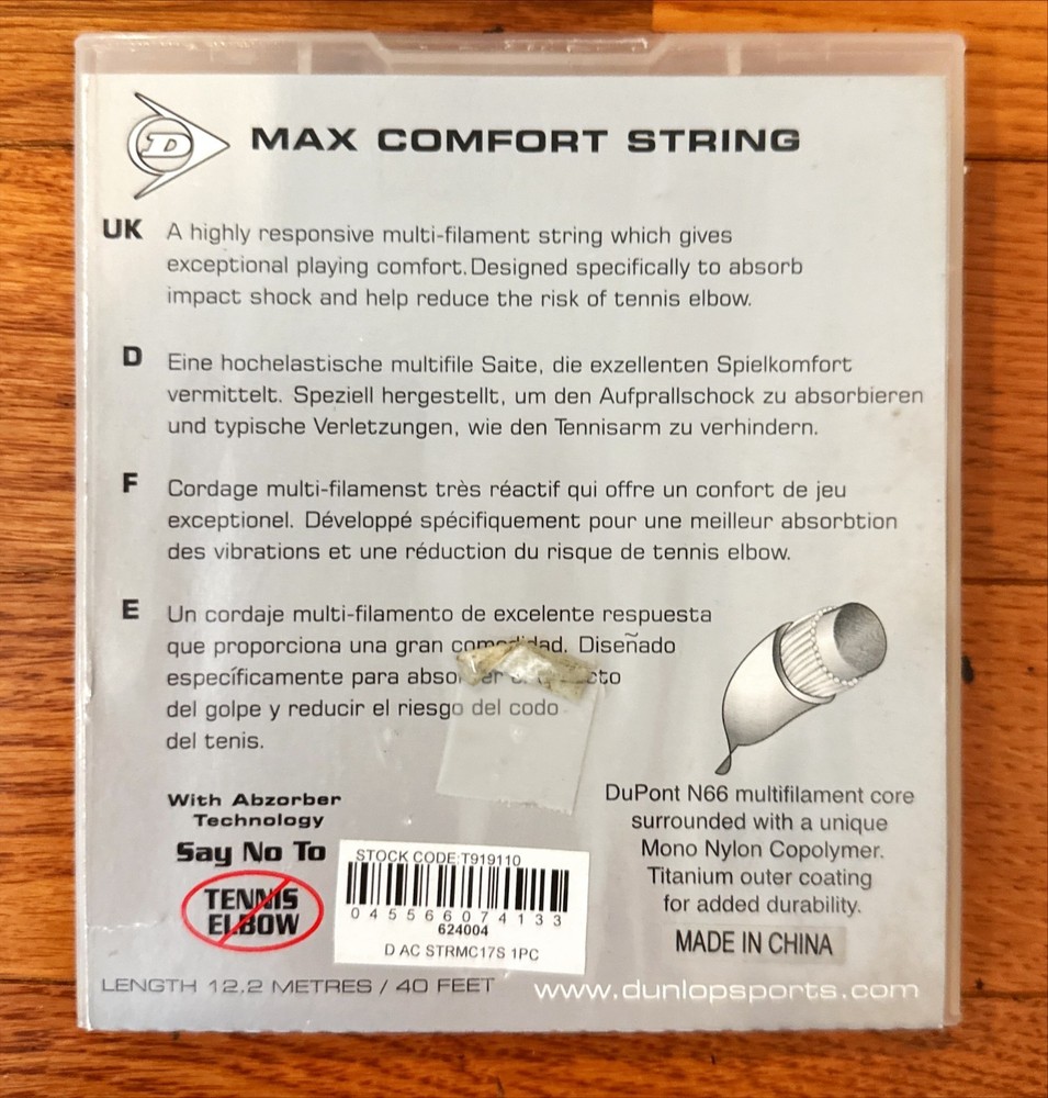 Dunlop Max Comfort Tennis String