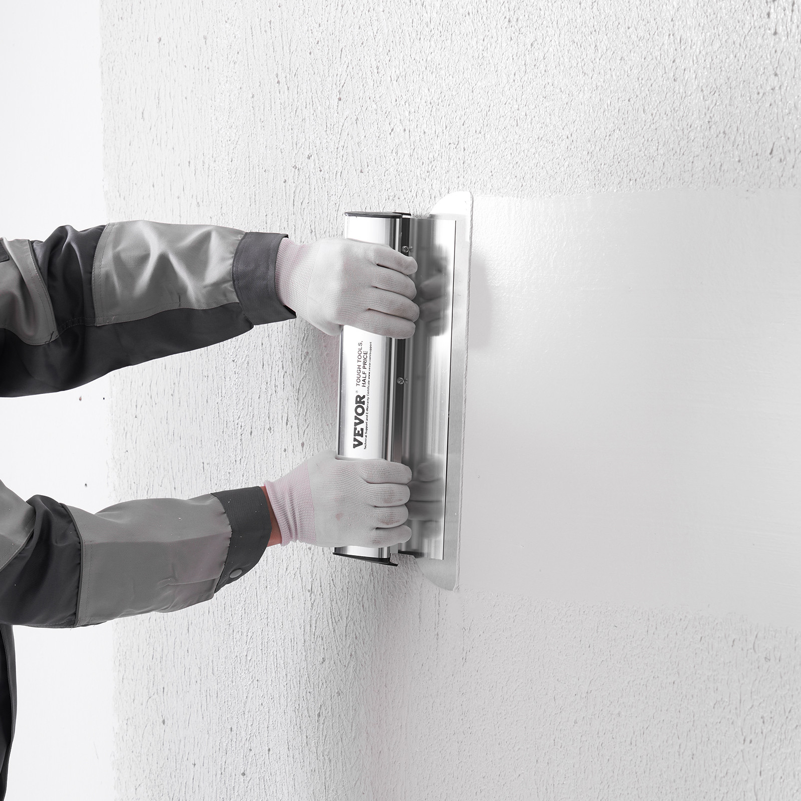 VEVOR Drywall Skimming Blade Set Knife Combo 7/10/14/16/24in + 34-81.6 in Handle