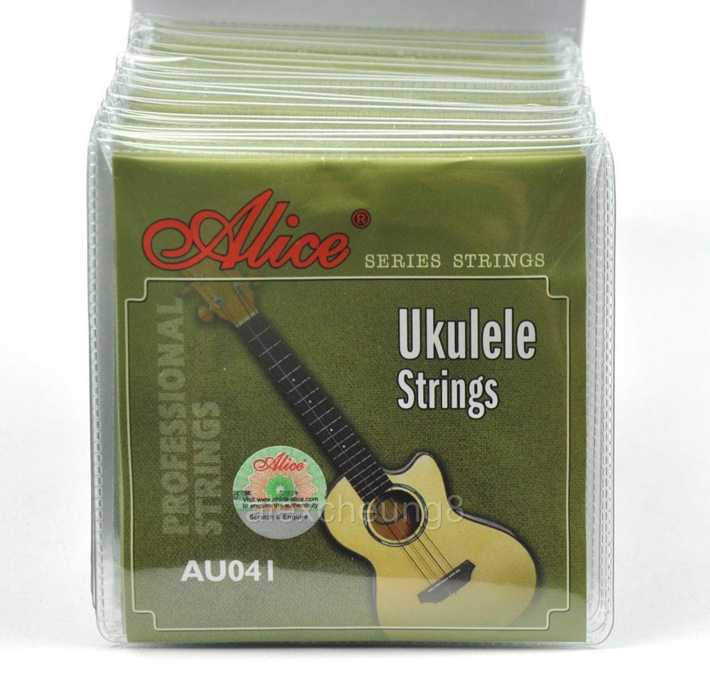10Sets Alice Ukulele Strings Clear Nylon AECG 4 Strings Set AU041