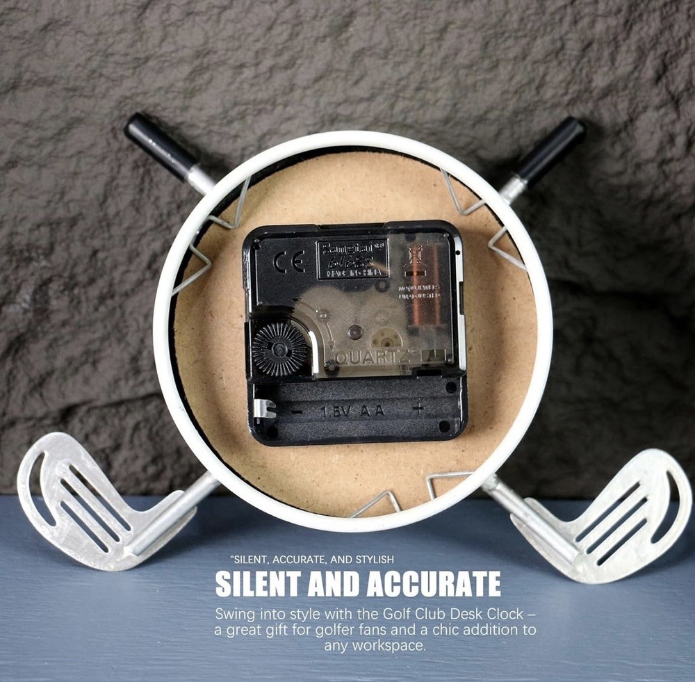 Best Dad Ever Golf Club Novelty Clock