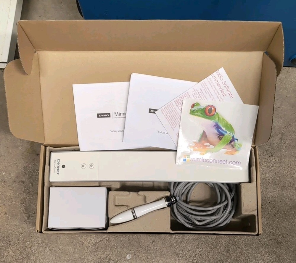 Mimio Teach ICD02-01 White Interactive Whiteboard System Complete Kit Wall Mount