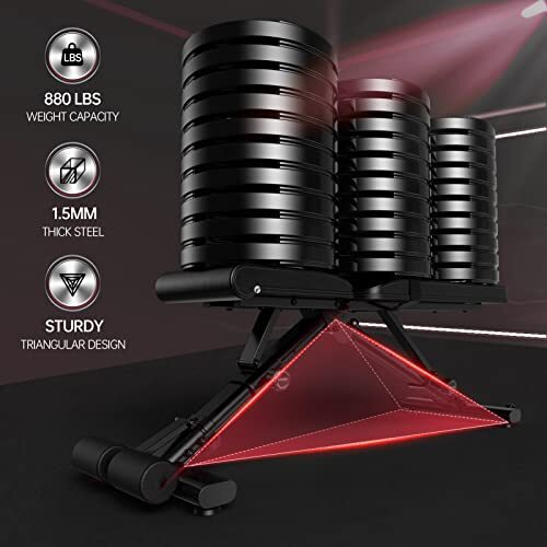 PASYOU Adjustable Weight Bench Full Body Workout Assorted Colors