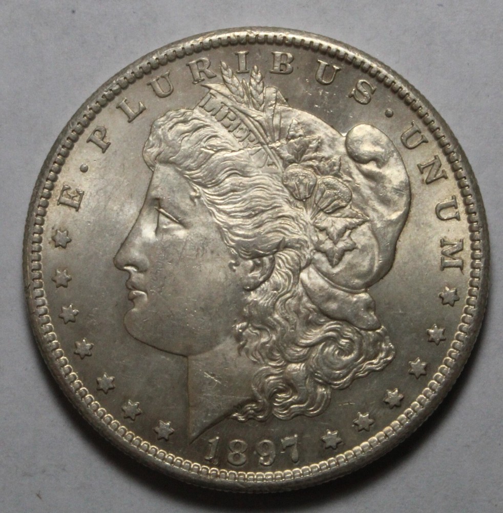 1897 S Morgan Silver Dollar PH114
