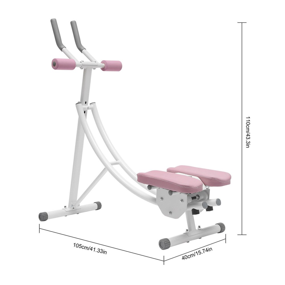 Ab Machine Coaster Abdominal Crunch Trainer for Home Gym Core Abdominal Workout