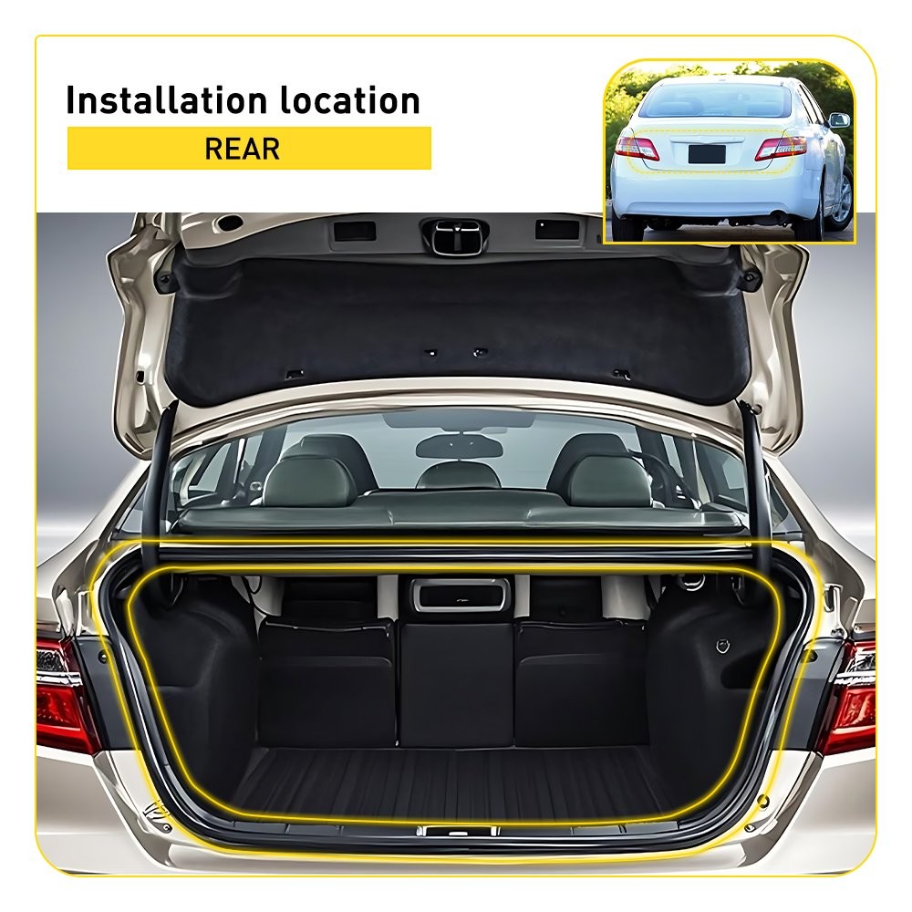 For Toyota Camry 2007-2011 Weatherstrip Trunk Lid Rubber Seal Rubber 64461-33070