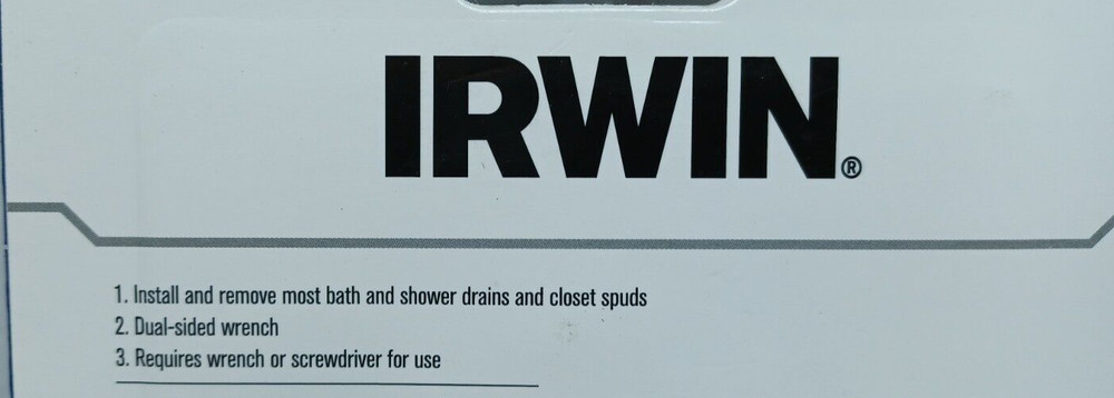 IRWIN Drain Removal Wrench IRHT82249
