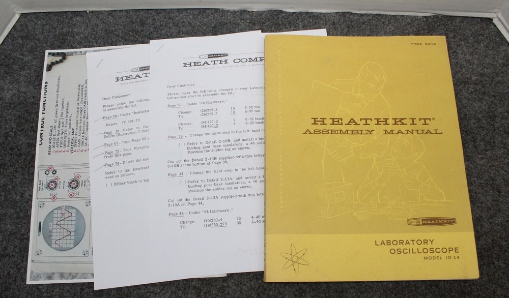 HEATHKIT 10-14 LAB OSCILLOSCOPE