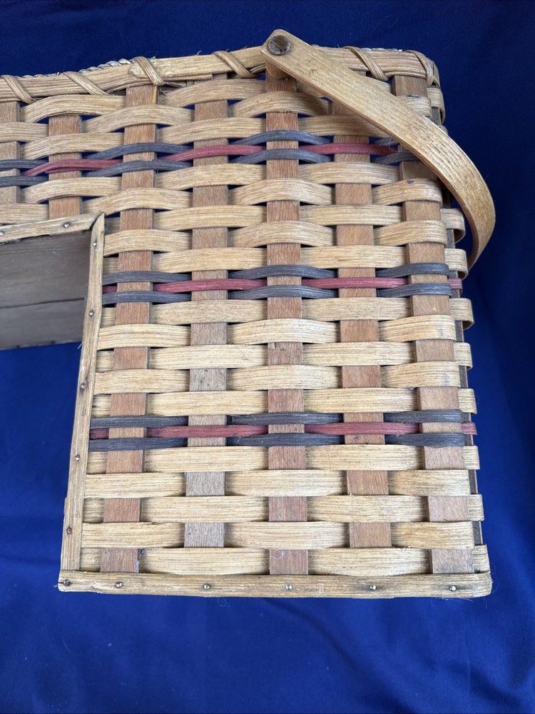 Handmade Woven Step Basket -N&S Baskets | Rustic Craft Decor