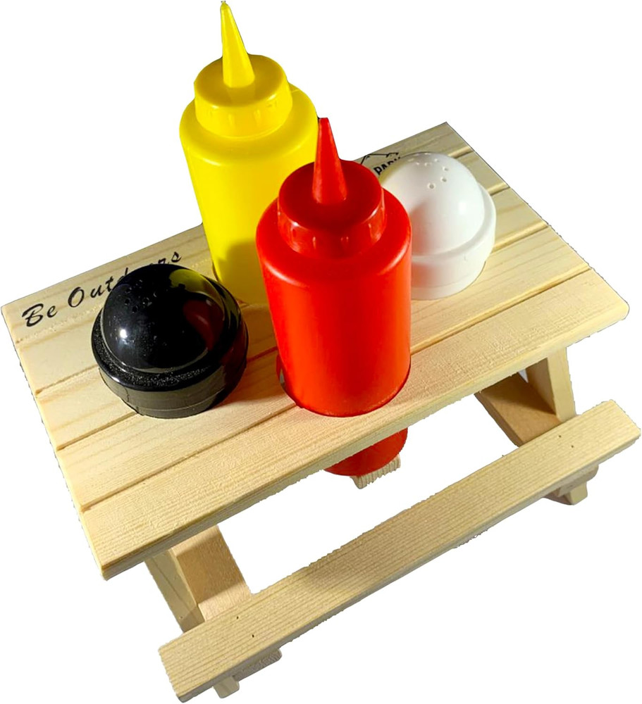 Picnic Table Condiment Holder