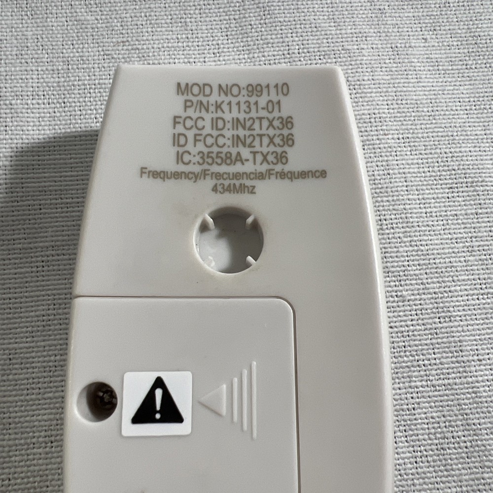 Hampton Bay K1131-01 Hunter Universal Ceiling Fan Remote Control 99110