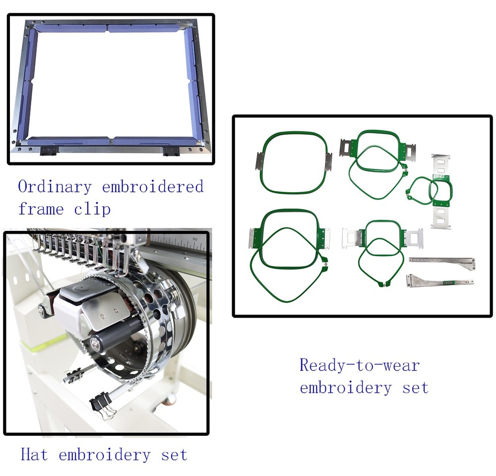 Auto Computerized Embroidery Machine for Flat/Hat Embroidery 2-head 12 Needles