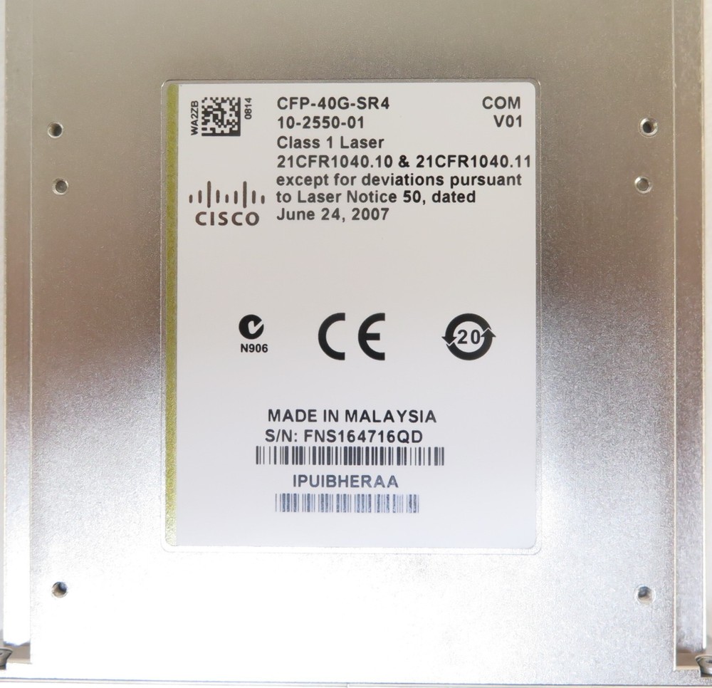 Cisco CFP-40G-SR4 40Gbps Base Short Range Transceiver Module