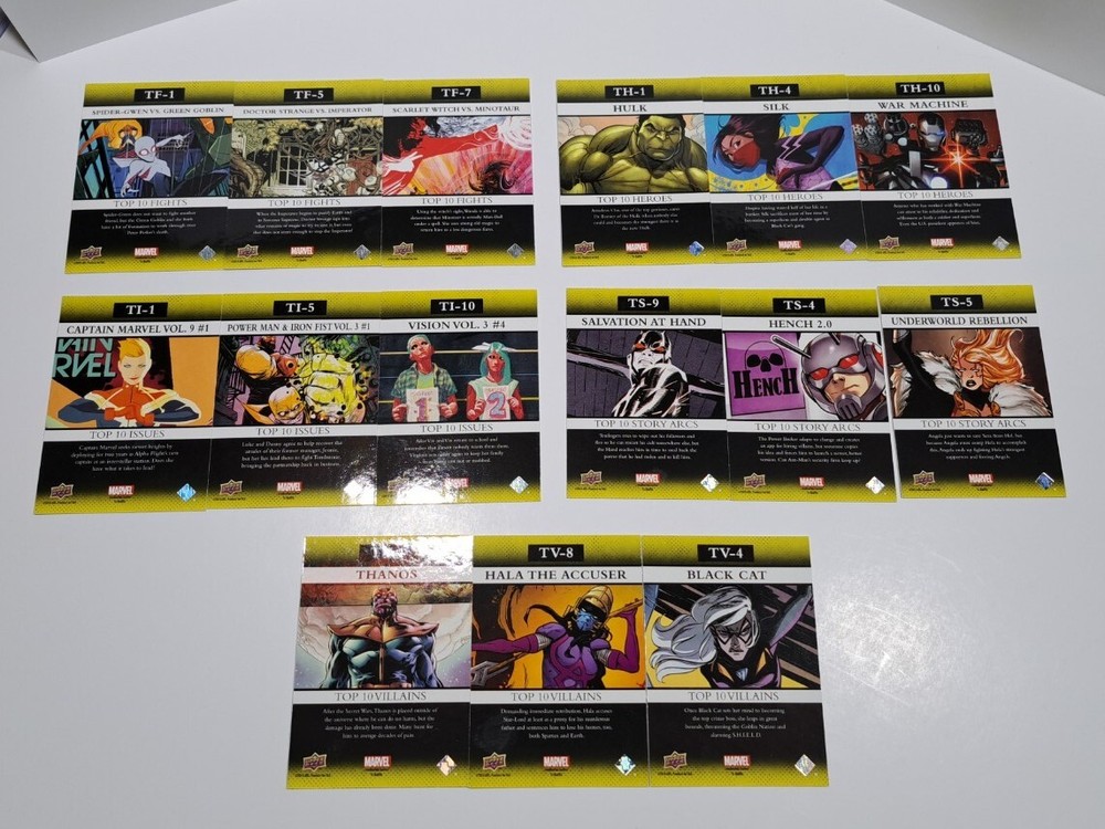 2016 Marvel Annual Insert Lot
