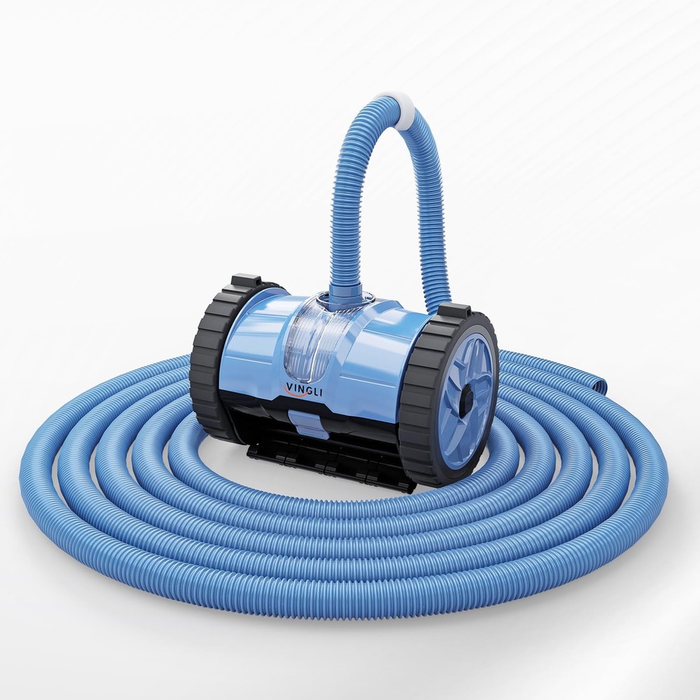 2025 Upgrade Automatic Pool Vacuum Cleaner Wall-Climbing Suction Side