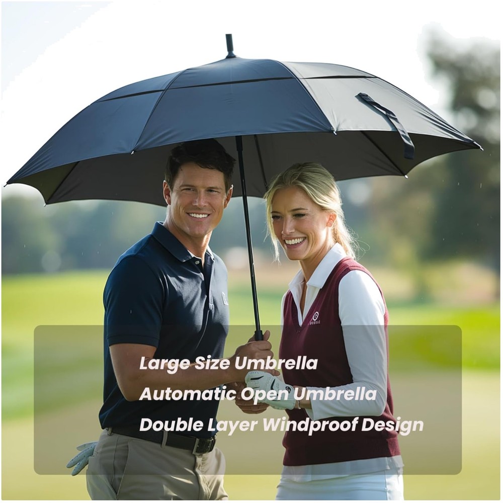 Extra Large Automatic Golf Umbrella, 62 Inch