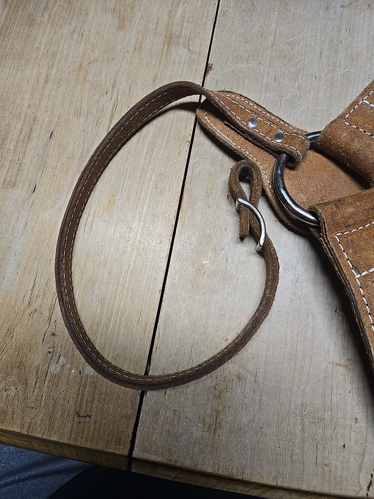 Western Saddle Ranch Style Breastcollar - Rawhide Leather