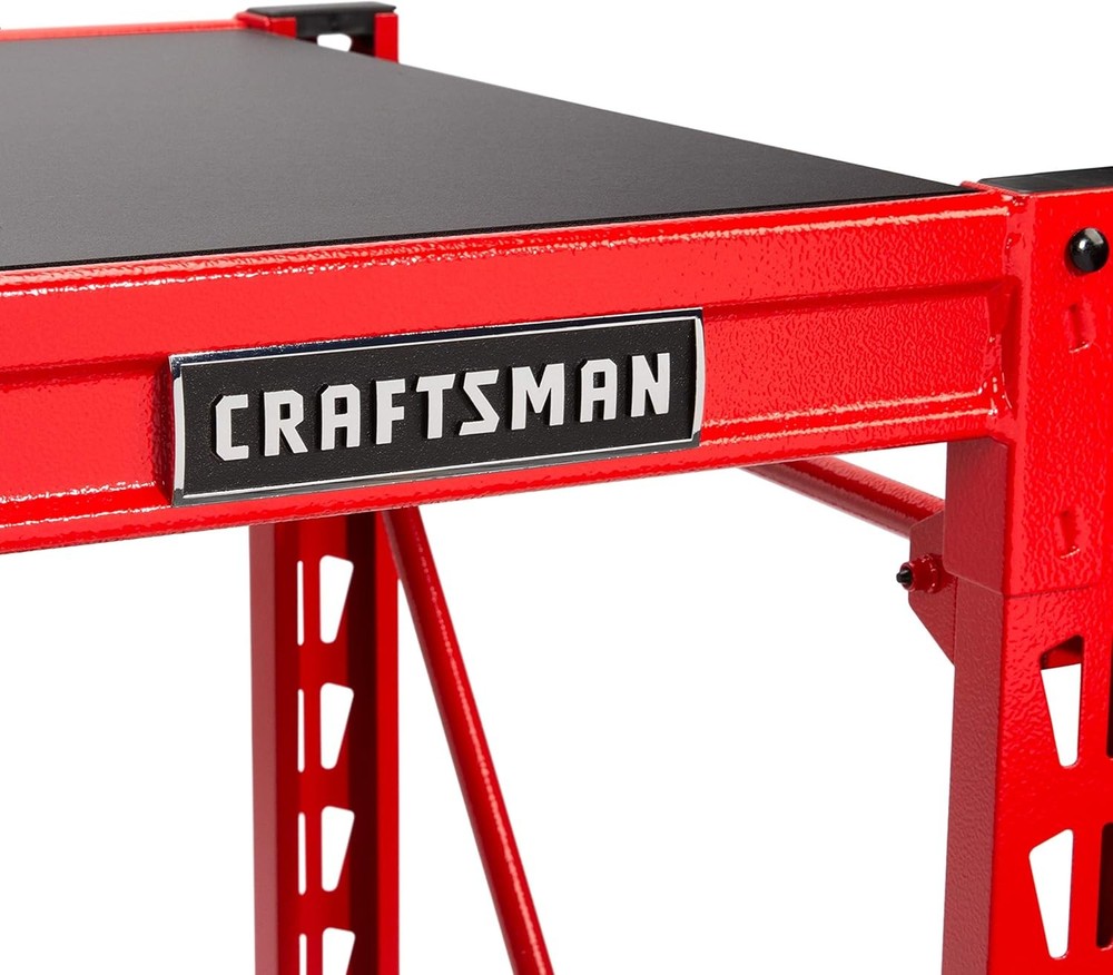 CRAFTSMAN 2-Shelf 3-Foot Stackable Tool Chest Depth Storage Rack (3-Feet, 1 Set)