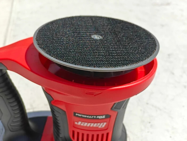 Hook Sticker ONLY - Harbor Freight BAUER 20V Cordless 6" Polish Buffer 19102C-B