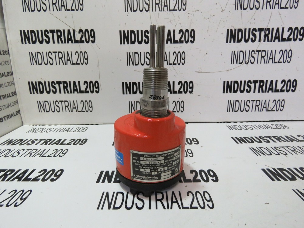 TELEMATIC CONTROLS THERMALLY ACTUATED SWITCH 12-64-4S-2 NEW