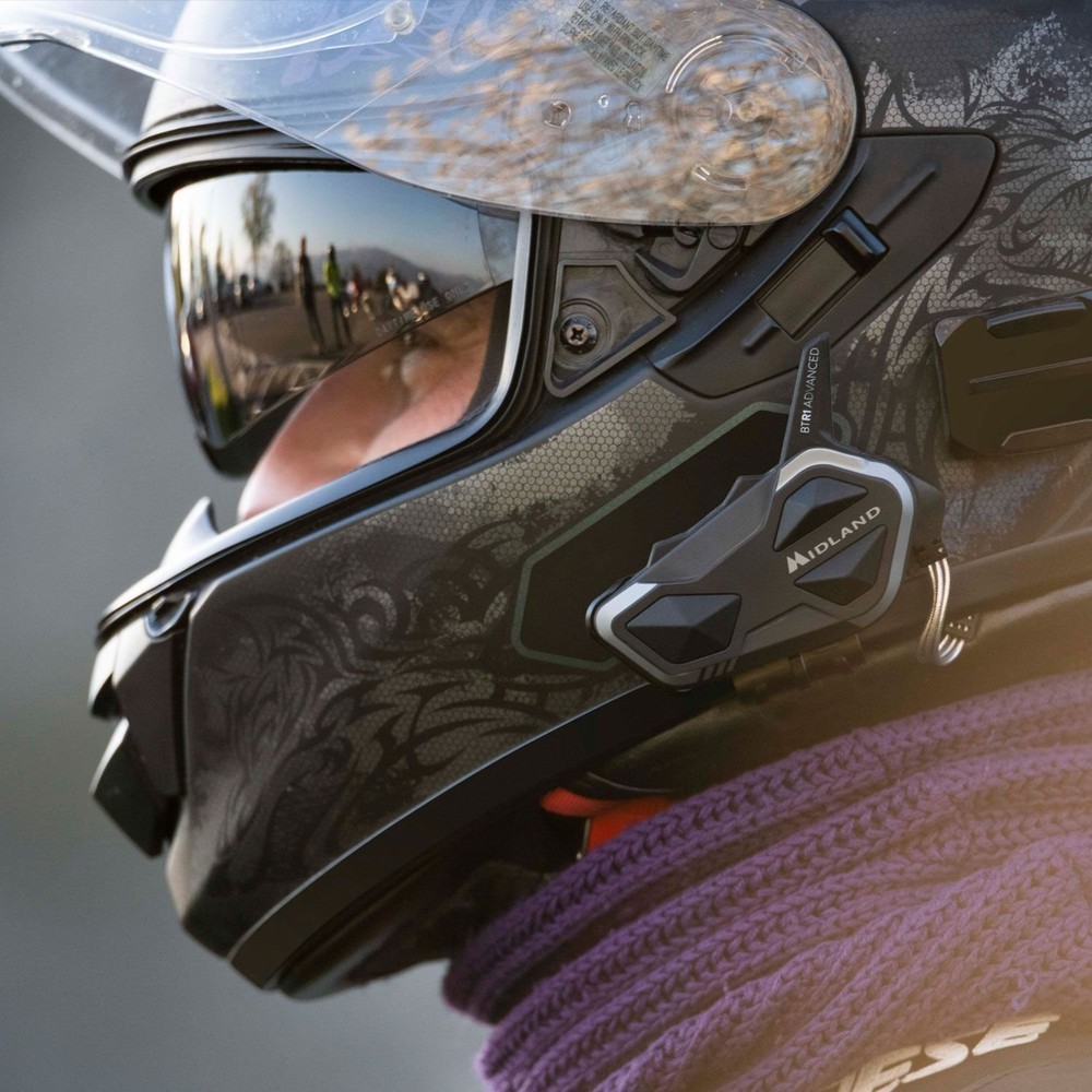 Midland BTR1 Advanced Single Intercom Motorcycle Communication