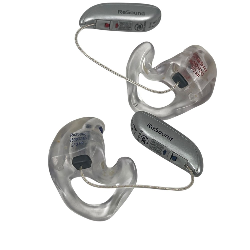 ReSound OMNIA 60 RU761-DRWC Two Rechargeable Hearing Aids Complete Left Right