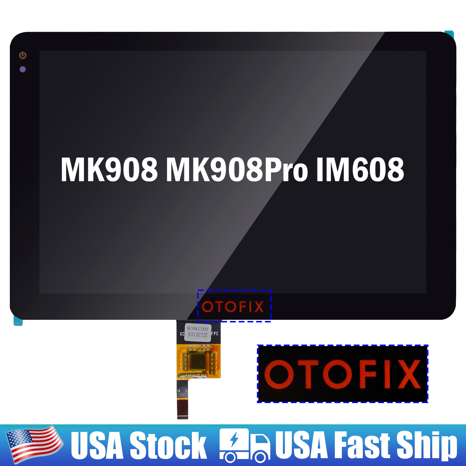 LCD Display Touch Screen Digitizer For Autel MaxiCOM MK908 MK908Pro MaxiIM IM608