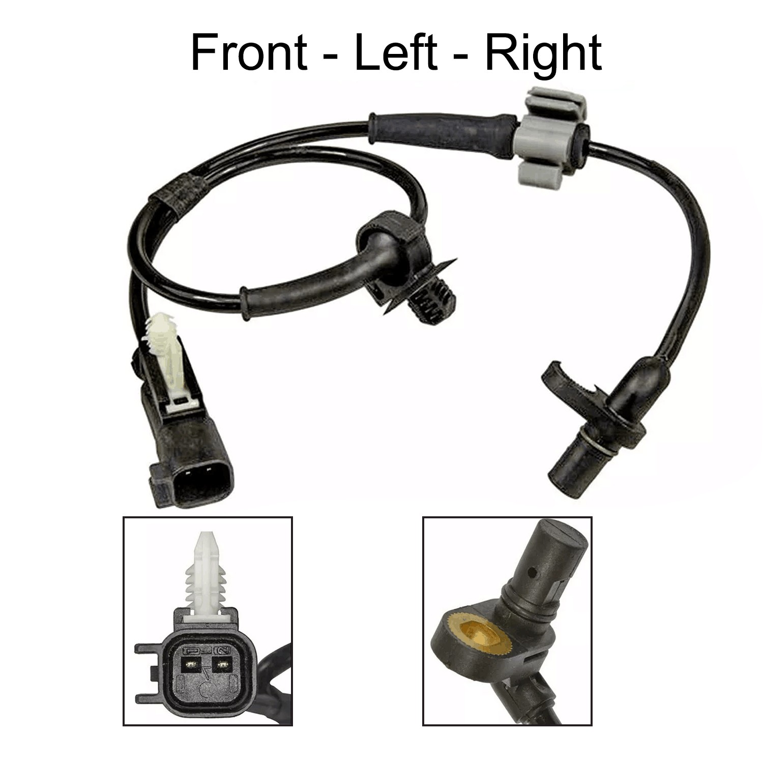 4 Pcs ABS Wheel Speed Sensor Front Rear For Silverado 1500 Sierra 1500 2014-2019