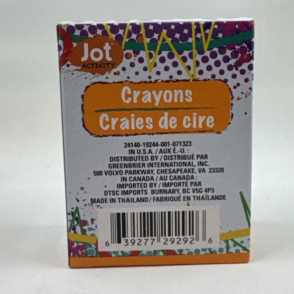 Jot Crayons. Non-Toxic 48 Count