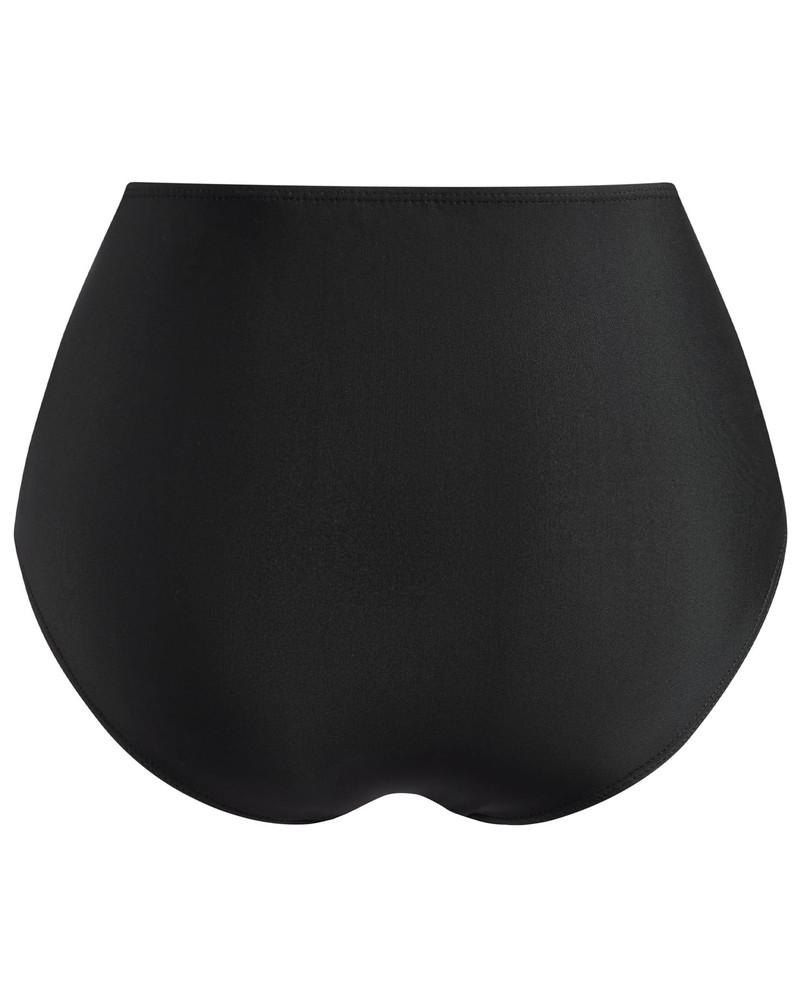 Dipinon Womens Modest Solid high Waisted Tummy Control Bikini Bottom Bathing ...