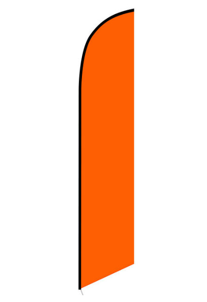 Super Novo Feather Flag Solid Orange NSFB-5159A 12ft (Flag Only)