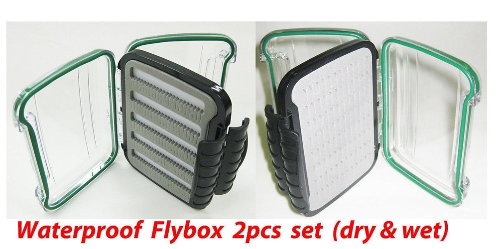 Waterproof Fly box 2 pcs combo (B228 & B226)